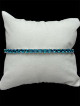 Pulsera Tenis 3 mm Azul Cielo All In Men Joyeria