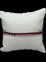 Pulsera Tenis 3 mm Plata Morada All In Men Joyeria