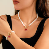 Five petal flower necklace, niche, light luxury design, high-end feeling, collarbone chain