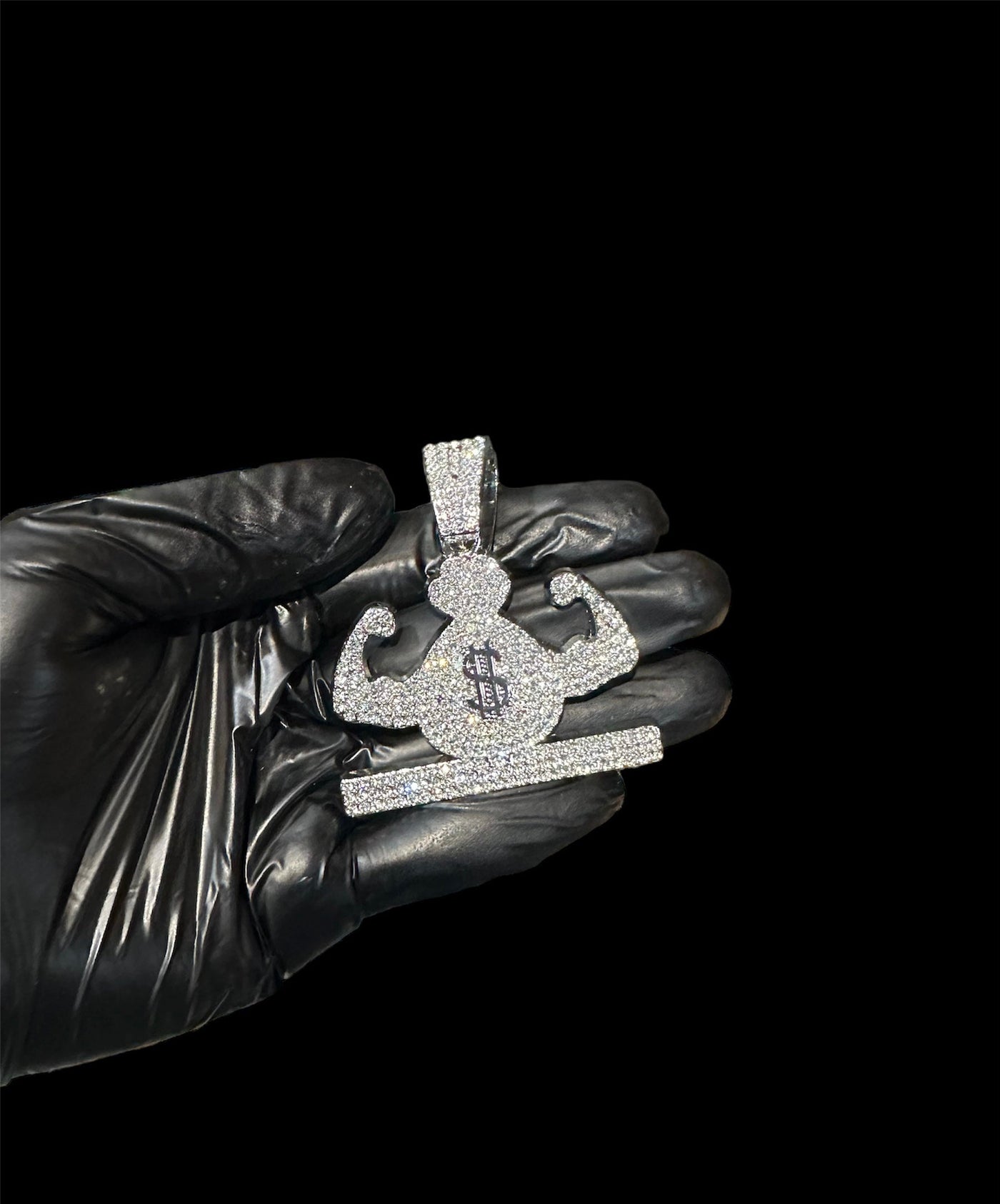 Dije Brazos Money Zirconias All In Men Joyeria
