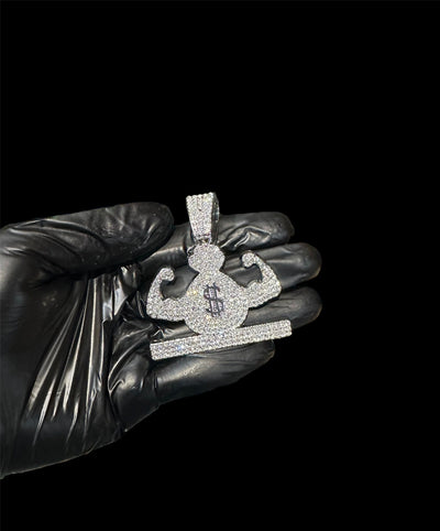 Dije Brazos Money Zirconias All In Men Joyeria