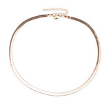 Simple Luxury Snake Choker Necklace Women Fashion Jewelry  Gold Silver Chocker Flat Necklaces cadenas mujer