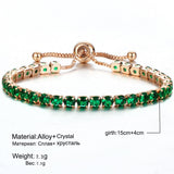 Luxury 4mm Cubic Zirconia Tennis Bracelets Iced Out Chain Crystal Wedding Bracelet For Women Men Gold Silver Color Bracelet