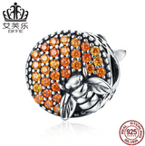 Avelle Bee House S925 Sterling Silver Bead Bracelet Pendant Accessories Y SCC654