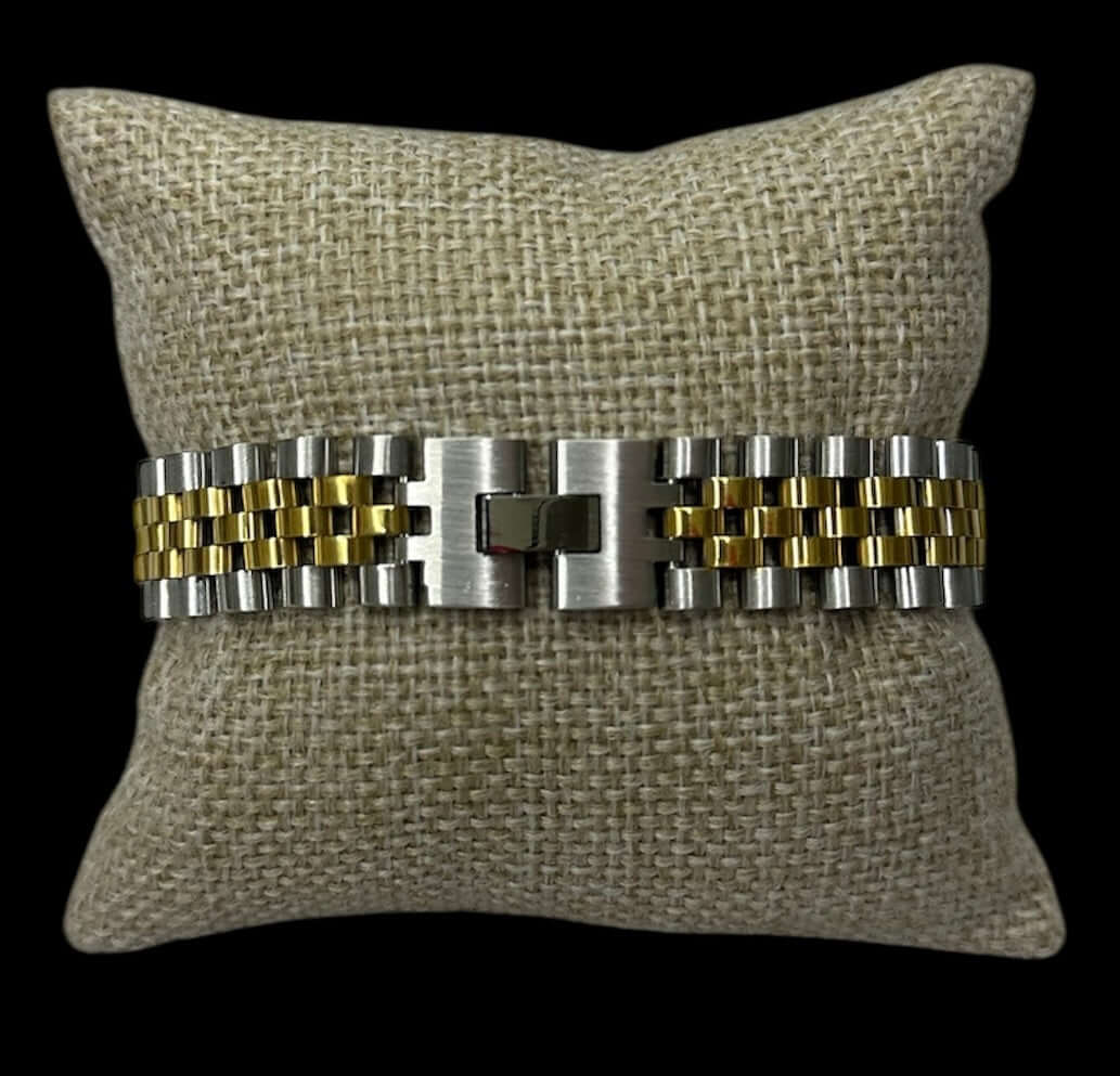 Pulsera Tipo RLX Combinada All In Men Joyeria