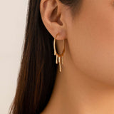 Lava droplet liquid metal collar for women, simple circular ring, irregular choker