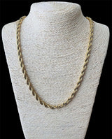 Cadena Torzal Dorada Acero Inoxidable All In Men Joyeria