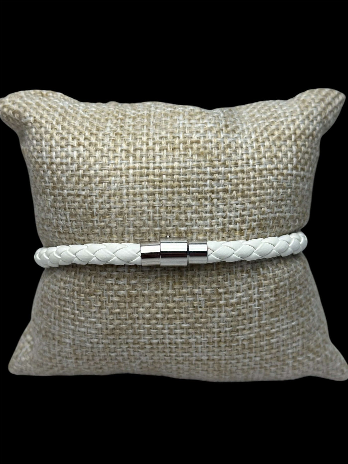 Pulsera Blanca Cuero All In Men Joyeria