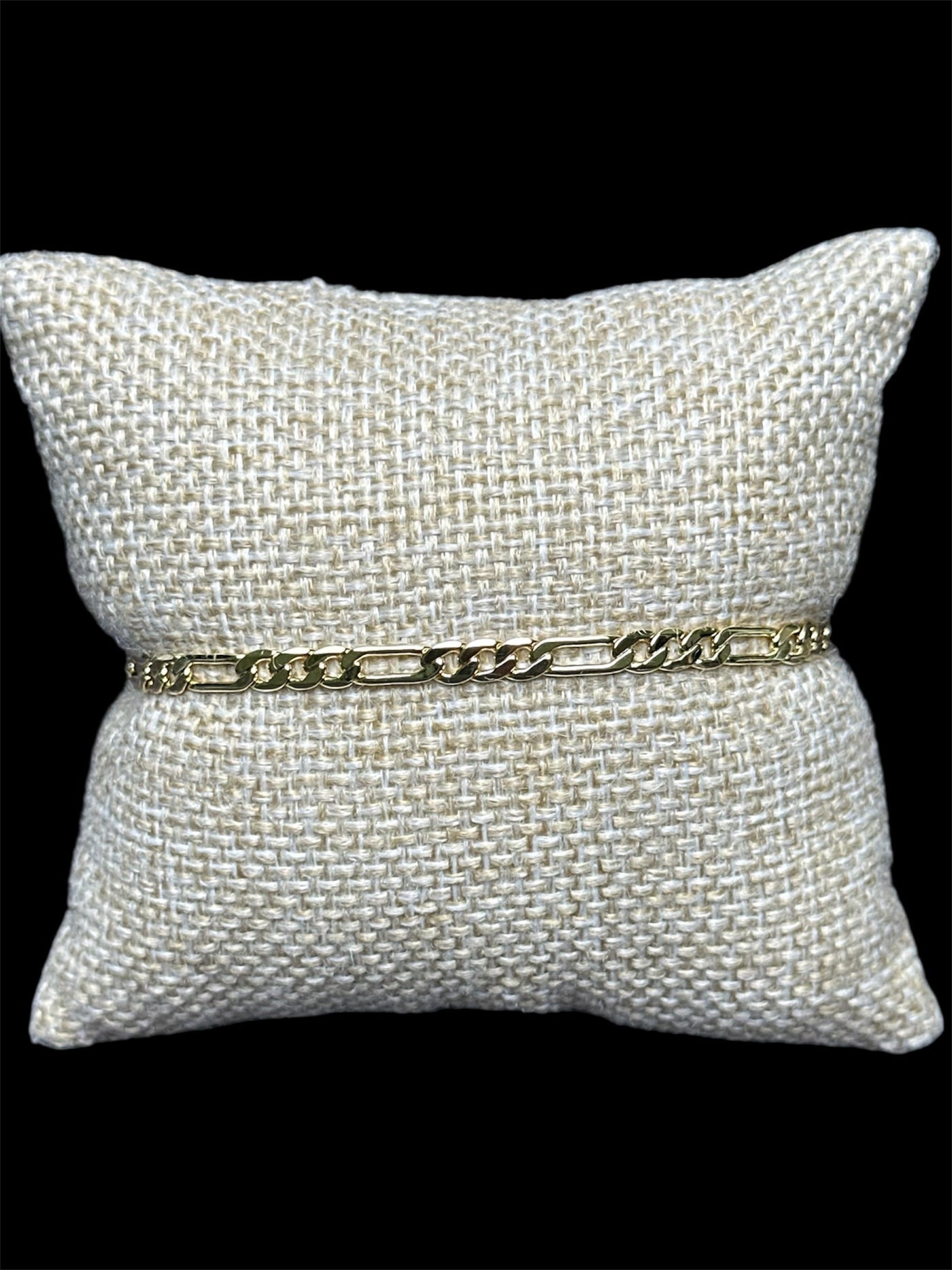 Pulsera Crtr Plana Oro Laminado 4 mm All In Men Joyeria