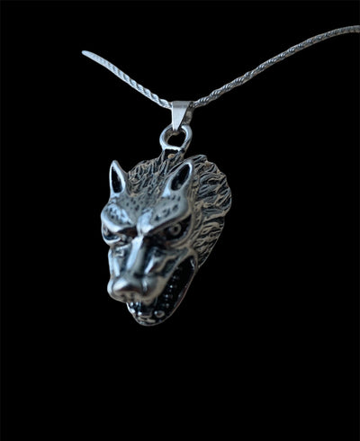 Dije Lobo Plata 2 All In Men Joyeria