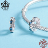 Avelle Lucky Eye DIY Beaded Ladies Bracelet Accessories S925 Sterling Silver Spacer BeadsSCC513