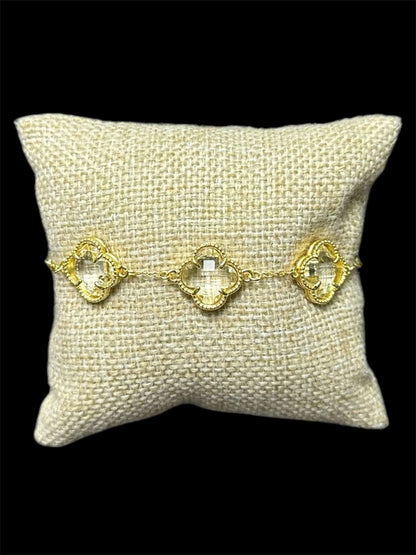 Pulsera VC Oro Laminado Blanca All In Men Joyeria
