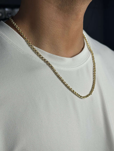 Cadena Tejido Chino 4 mm All In Men Joyeria