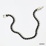 Stainless Steel 18K Gold Plated Trendy Jewelry Bling Round Cubic Zirconia Tennis Chain Bracelet For Women