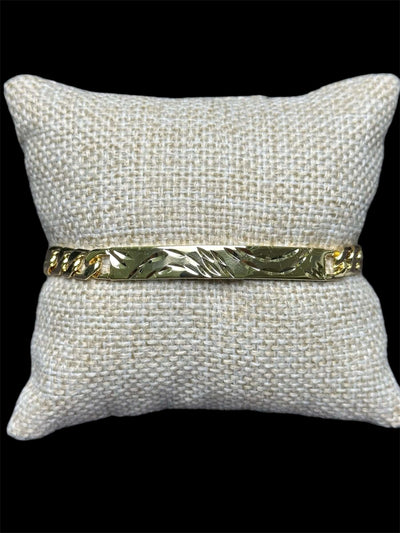 Esclava Oro Laminado 18 K All In Men Joyeria