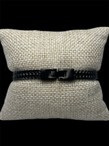 Pulsera 7 mm Acero Inoxidable Negra All In Men Joyeria