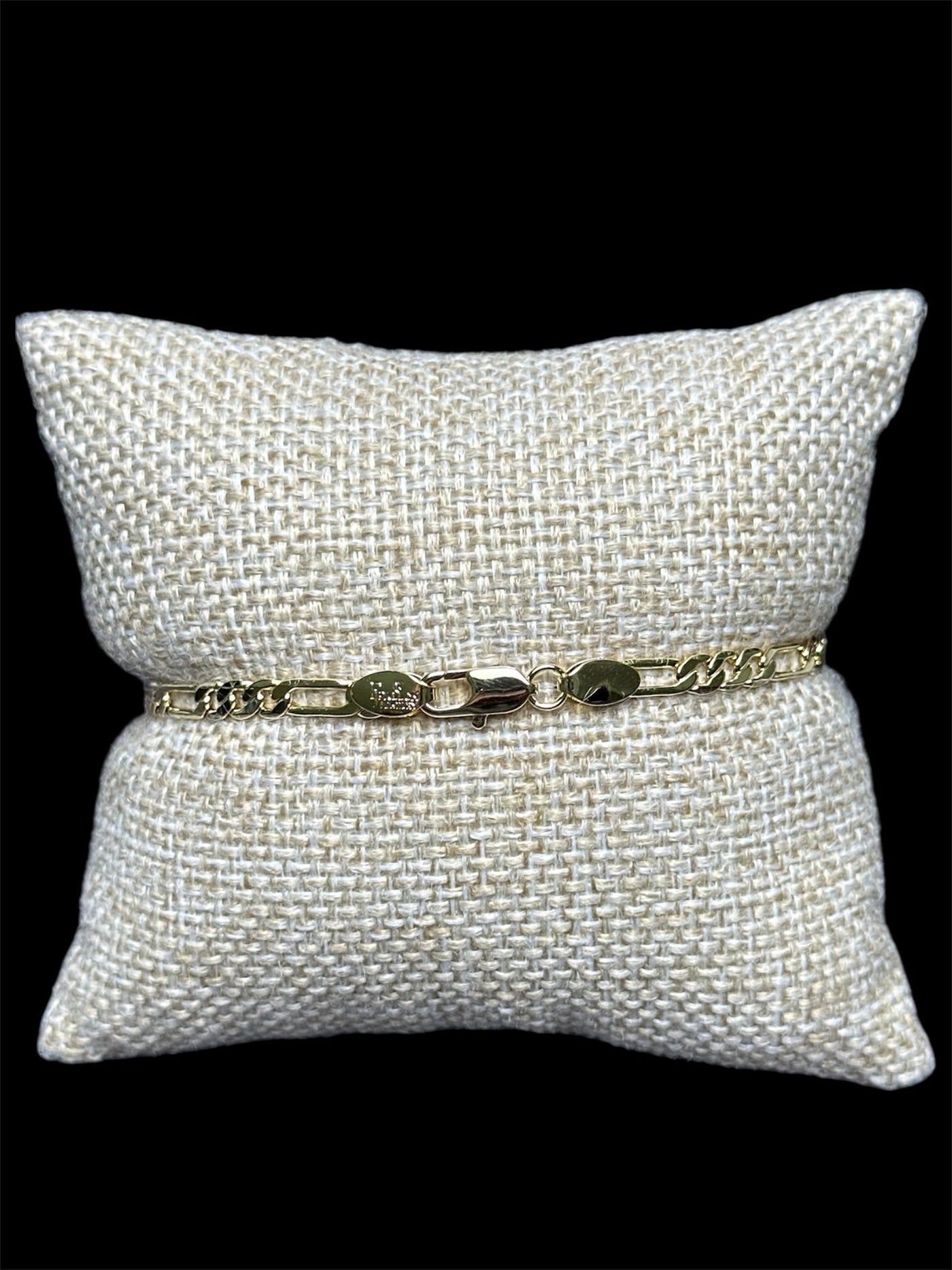 Pulsera Crtr Plana Oro Laminado 4 mm All In Men Joyeria