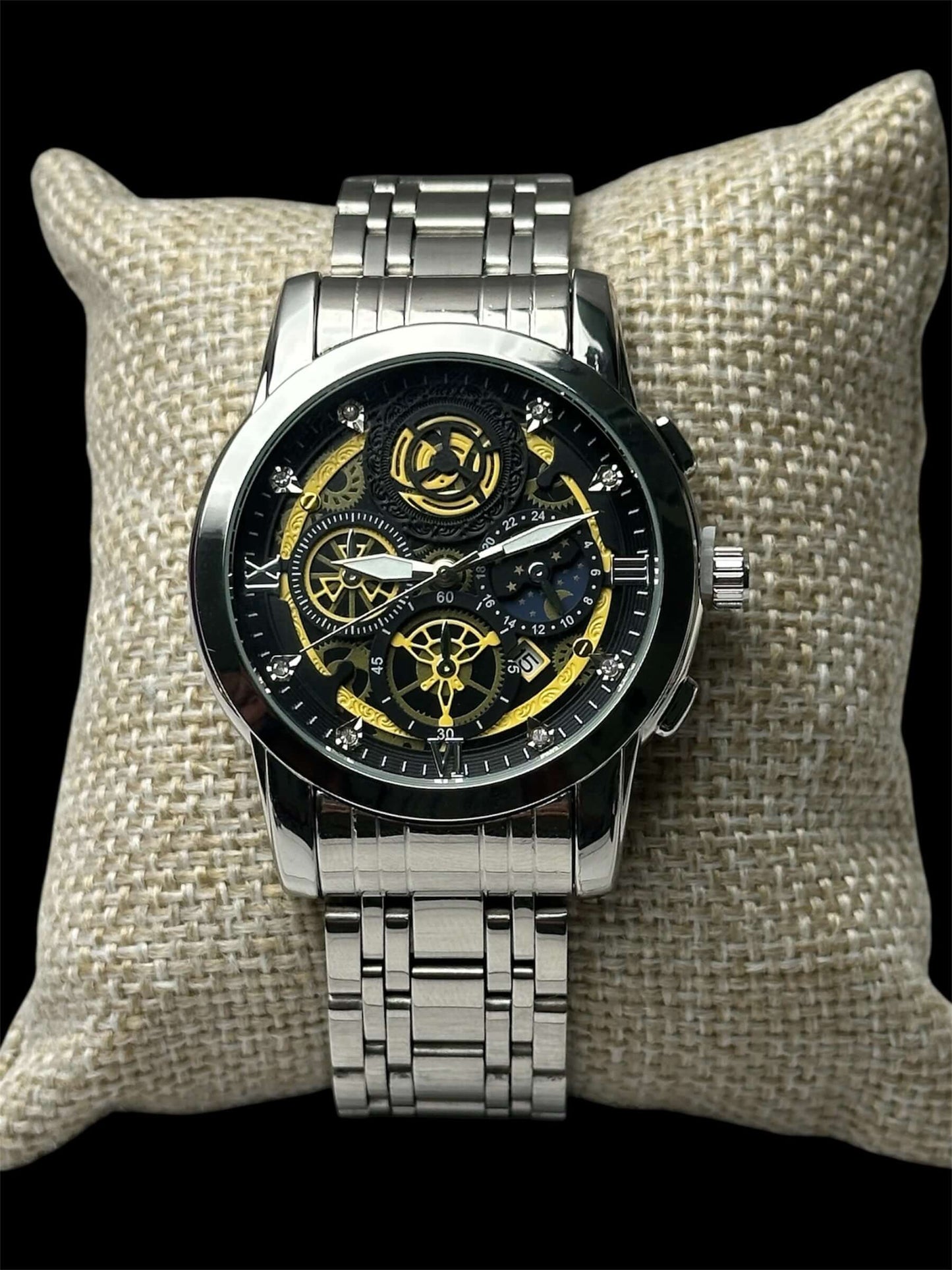 Reloj Automatico Plata All In Men Joyeria