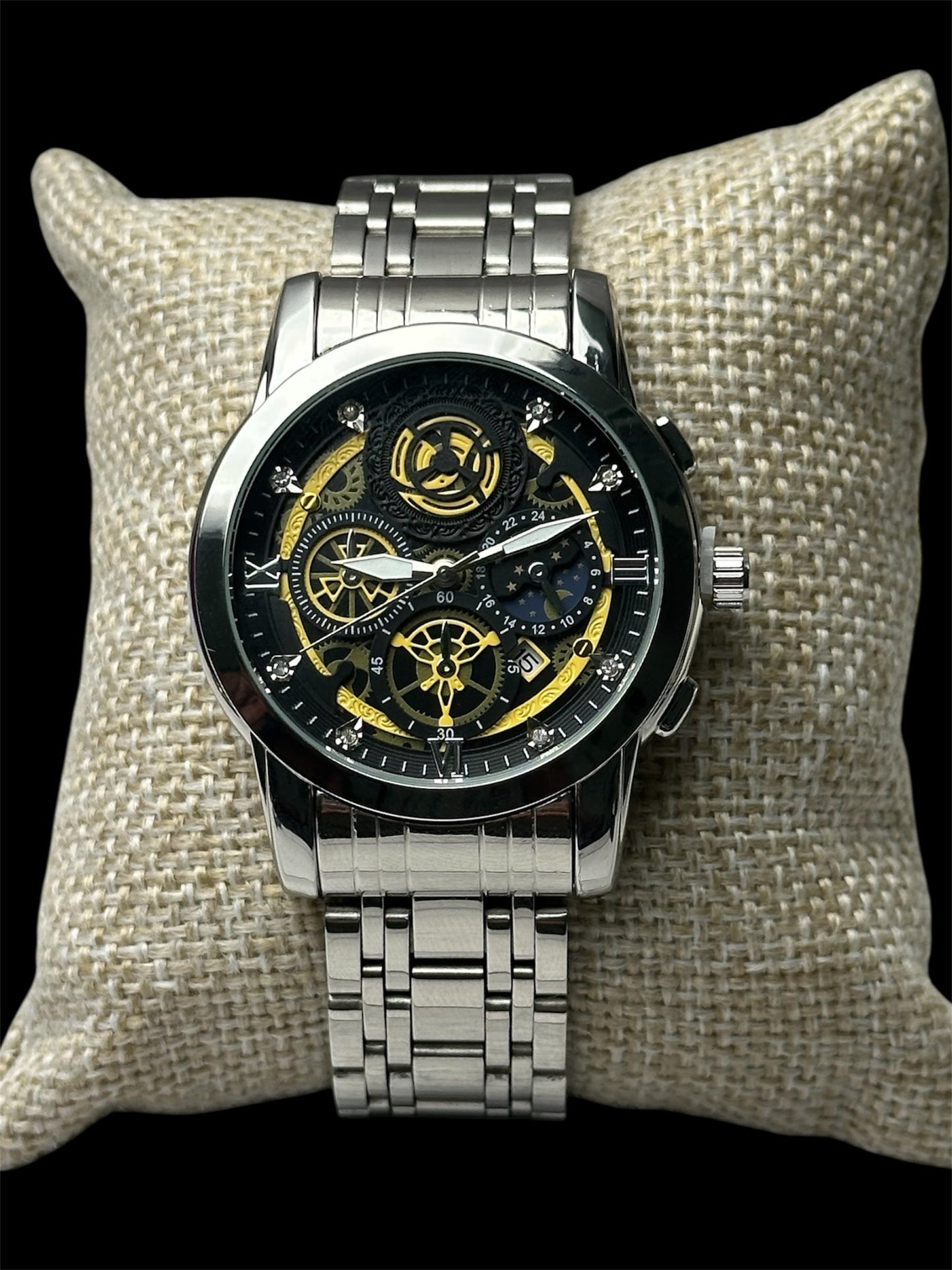 Reloj Automatico Plata All In Men Joyeria