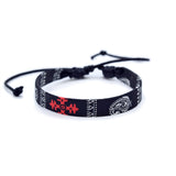 Arabic Headscarf Same Color Multi Color Ethnic Style Bracelet Original Handmade Weaving Fabric Bracelet