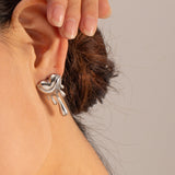 18k Gold Love Melting Earrings Jewelry Earrings Earrings Earpins