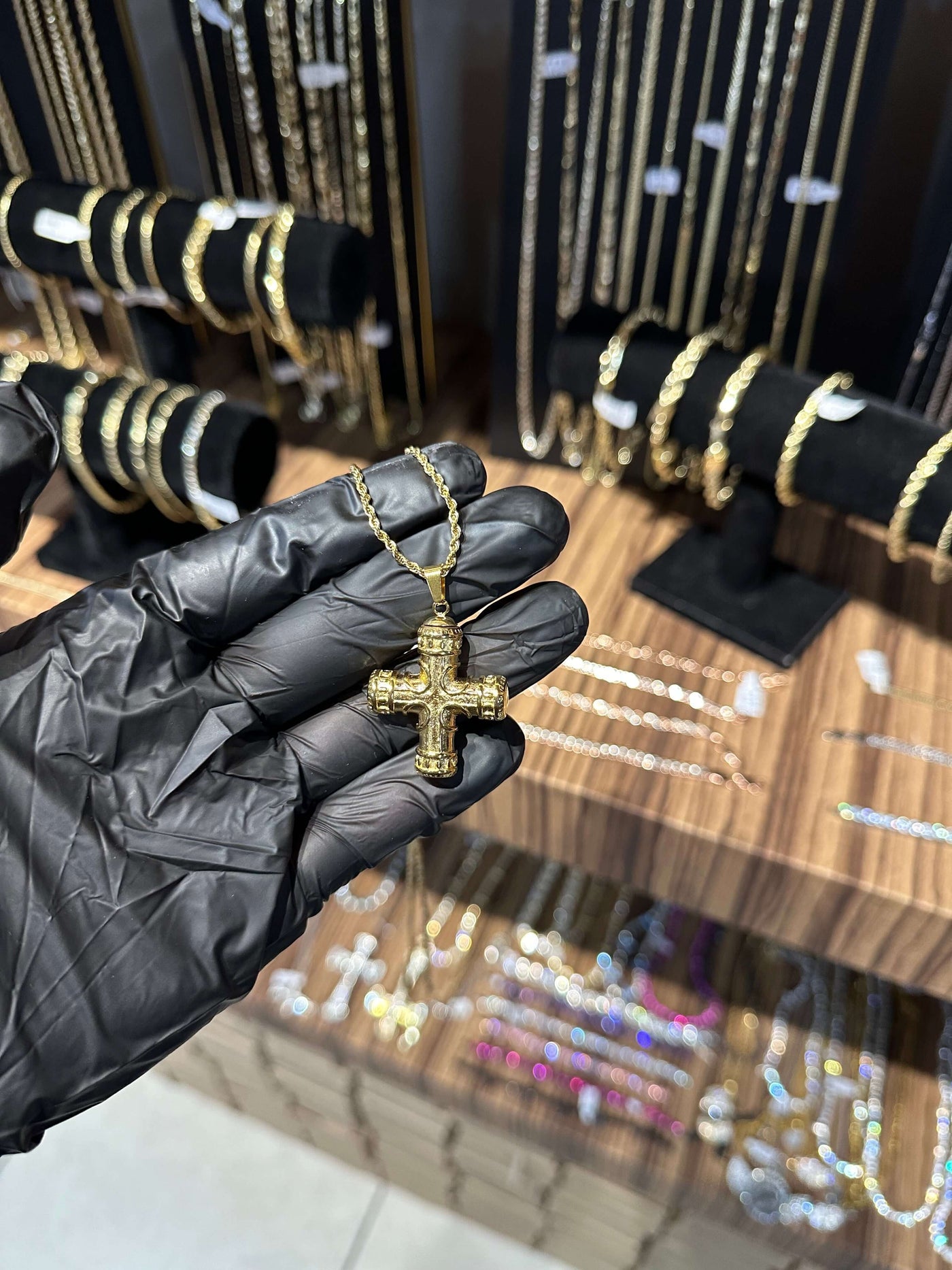 Dije Cruz Corta Acero Inoxidable All In Men Joyeria