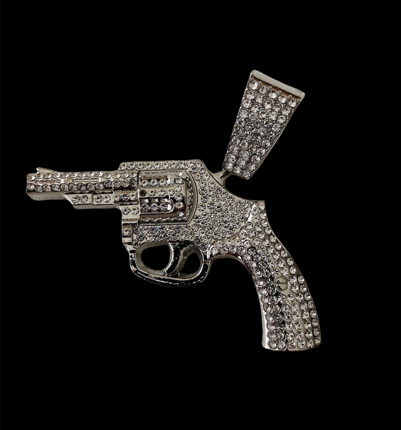 Dije Pistola Zirconias All In Men Joyeria