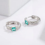 925 sterling silver daily versatile platinum plated earrings jewelry