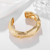 European and American exaggerated style bracelet with irregular surface