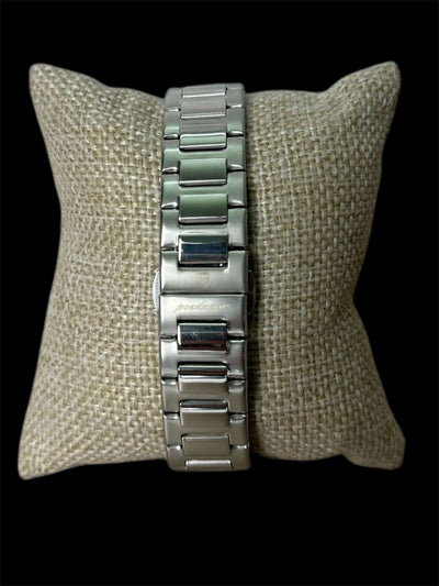 Reloj Plata Fondo Negro All In Men Joyeria