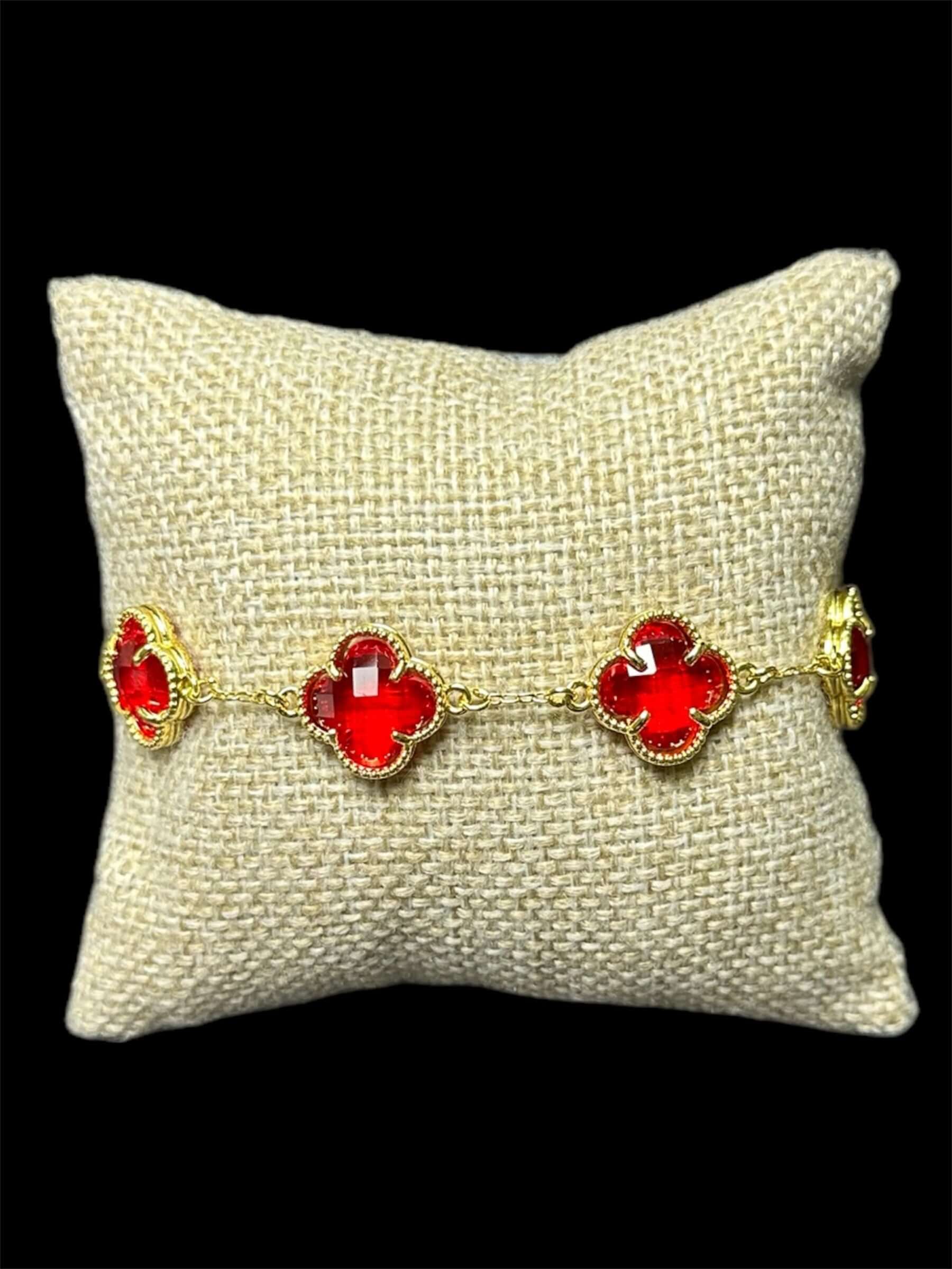 Pulsera VC Oro Laminado Roja All In Men Joyeria