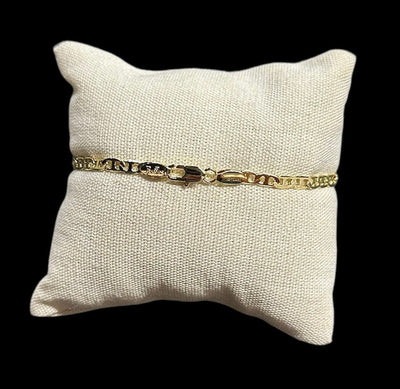 Pulsera Figuras Oro Laminado 2.5 mm All In Men Joyeria