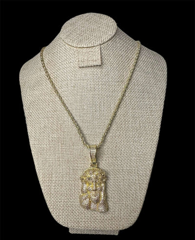 Cadena con Dije Rostro 6 cm All In Men Joyeria