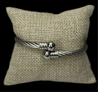 Pulsera Torzal Plata Ajustable All In Men Joyeria