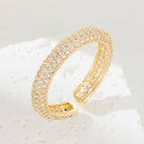Gold Plated Open Index Finger Ring Wedding Bride Wedding Ring Handicraft
