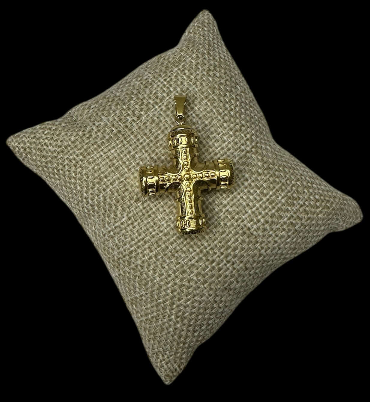 Dije Cruz Corta Acero Inoxidable All In Men Joyeria