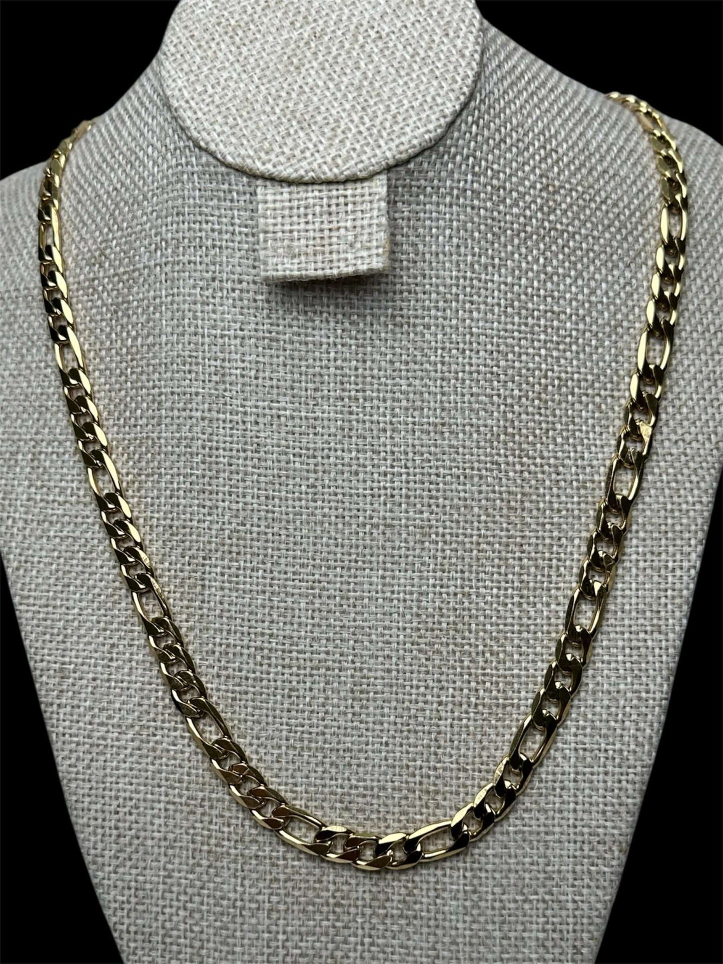 Set Dorado Tipo Crtr Plano 6 mm All In Men Joyeria