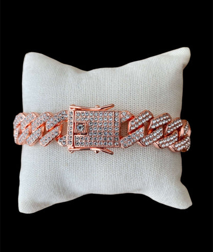 Pulsera Rombo Zirconias All In Men Joyeria