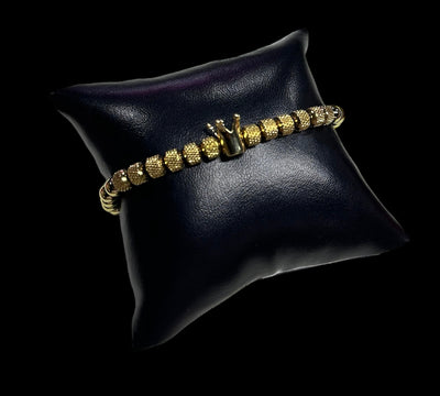 Pulsera Perlas Corona All In Men Joyeria
