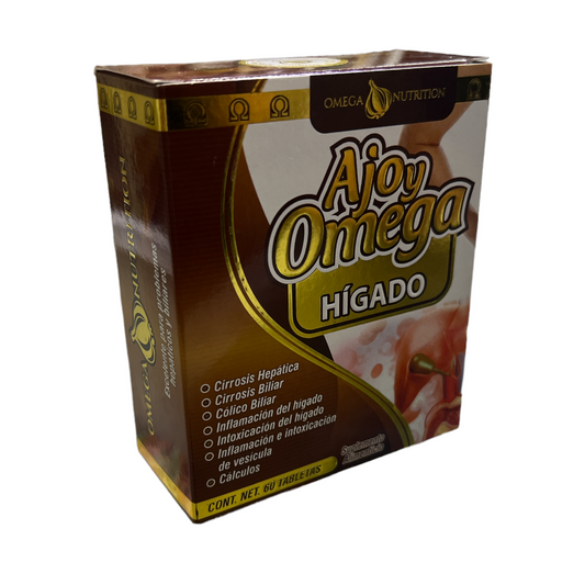 TAB AJO Y OMEGA HIGADO C/60 OMEGA NUTRITION NatuZem