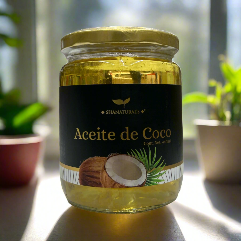 ACEITE DE COCO EXTRAVIRGEN C/460 ML SHANATURAL'S NatuZem
