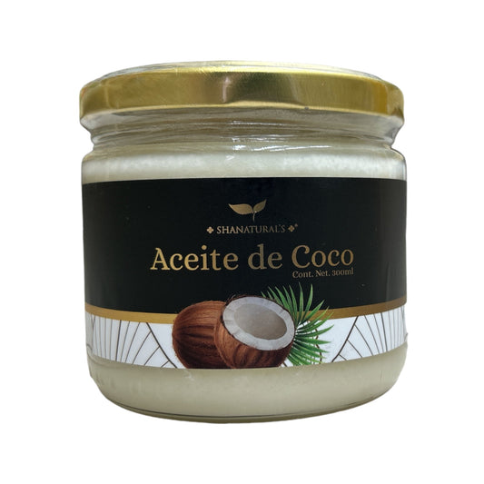 ACEITE DE COCO EXTRAVIRGEN C/300 ML SHANATURAL'S NatuZem