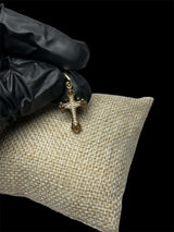 Dije Cruz Picos 3 cm Oro Laminado 18 K All In Men Joyeria
