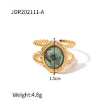 Retro style titanium steel ring women's niche design high-end open ring fashionable personality