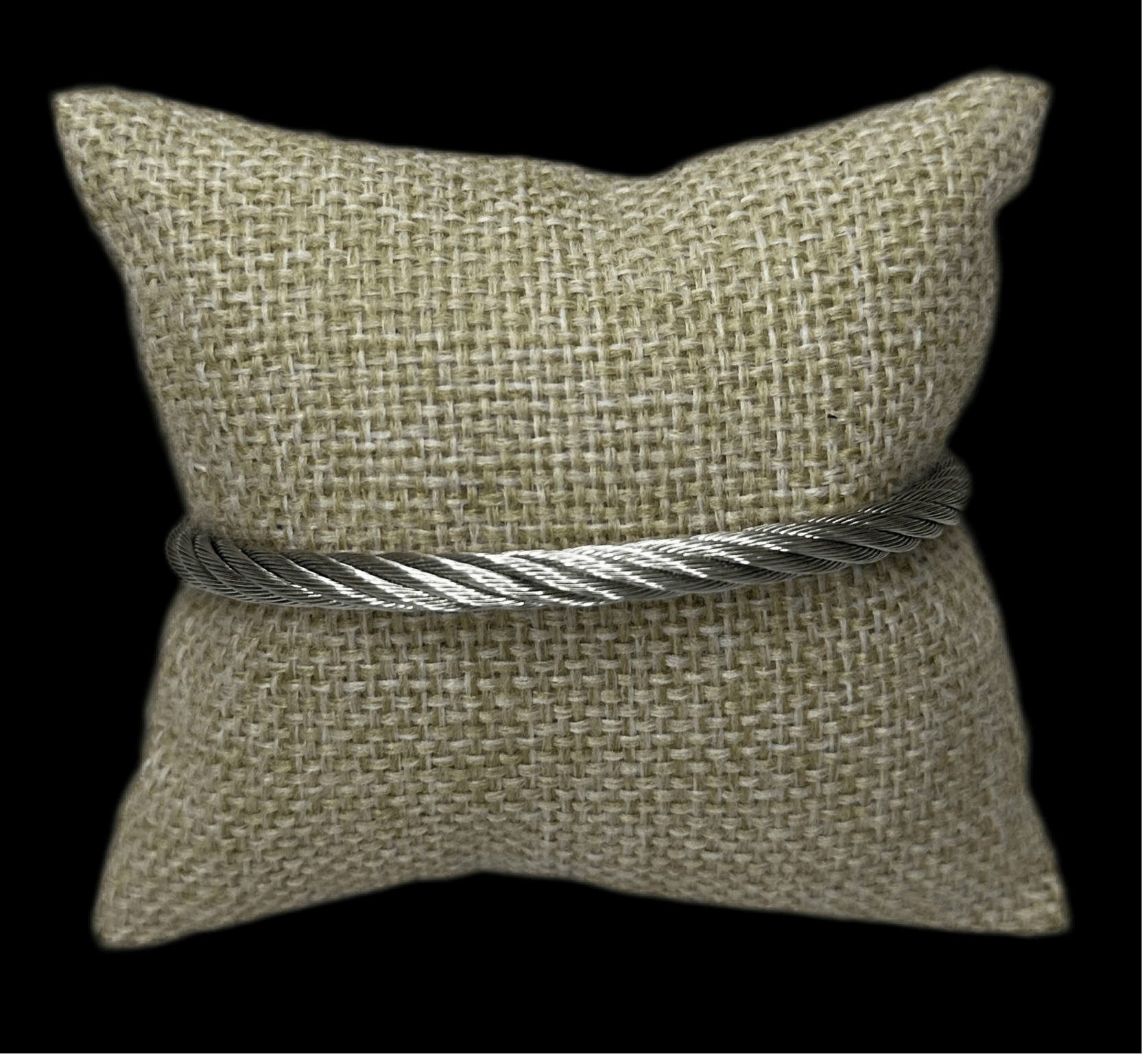 Pulsera Torzal Plata Ajustable All In Men Joyeria