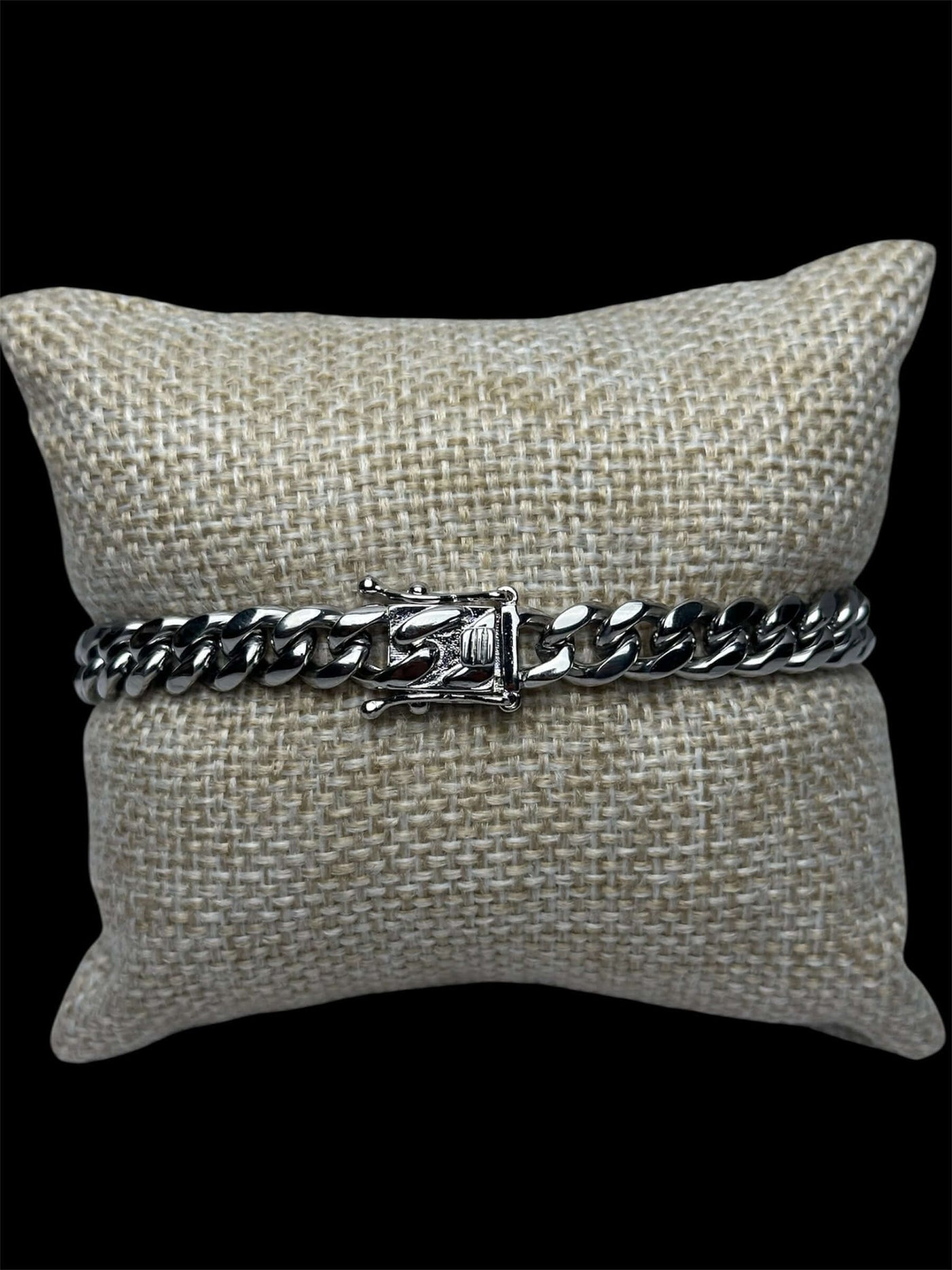 Pulsera Broche de Caja Plata 7 mm All In Men Joyeria