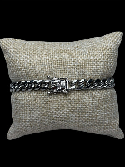 Pulsera Broche de Caja Plata 7 mm All In Men Joyeria