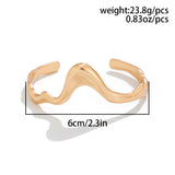 Fashionable liquid lava metal ankle bracelet, ankle chain, female personality, irregular geometric texture, ankle ring accessory
