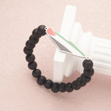 Drip glue stainless steel Palestinian flag map black bracelet bracelet