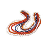 European and American light luxury design beaded clavicle chain